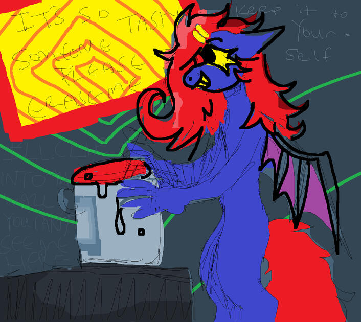 $20 ROUGH SKETCH AND COLOR+5 SHITTY BG/LYRICS/PATTERN